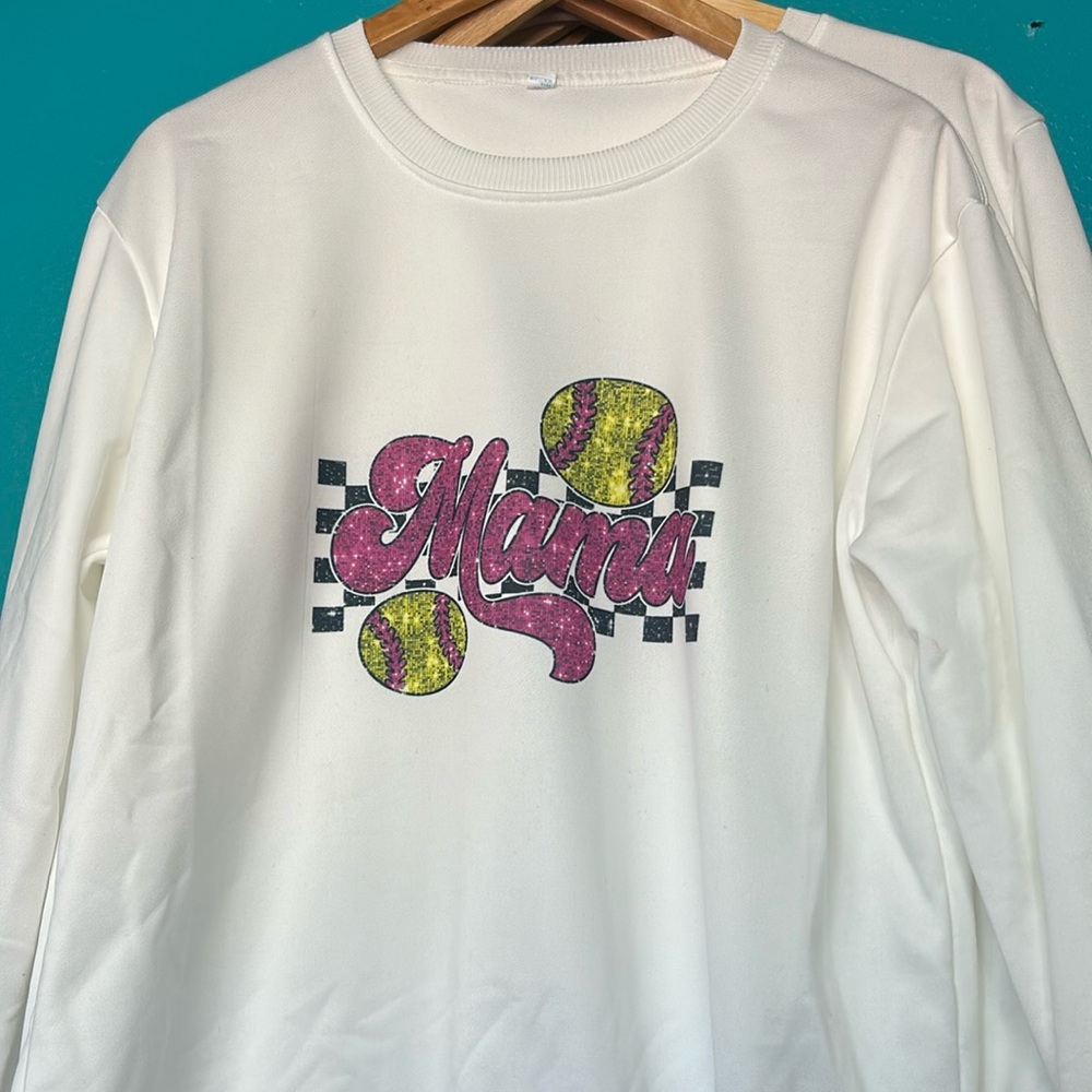 Mama Softball Sweater